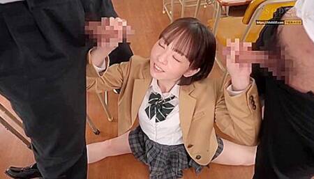 [stars-532] Active Tiktker Nishimoto Meisa From School Seduces Her Fellow Students With Her 2 Holes Scene 3 P1