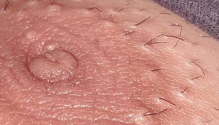 Close up Nipple Play Fat Chubby Guy With Big Man Boobs