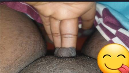 Girl masturbating herself next to step brother, girl Fingering and reaching to orgasm herself next to her step brother