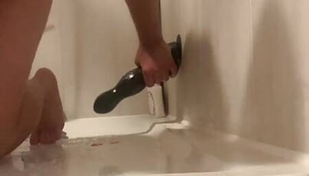 Anal dildo training