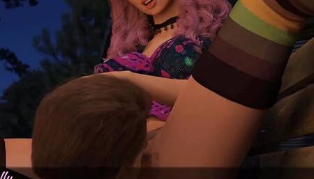 Fetish locator: kinky students pussy eating on a college campus ep 3