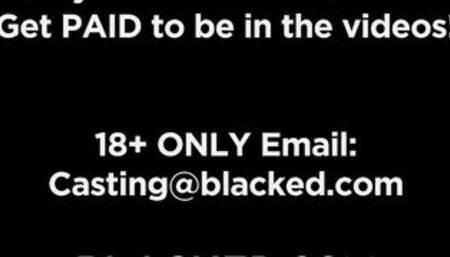 BLACKED Emelie getting her own back on cheating bf with 2 gigantic bbcs