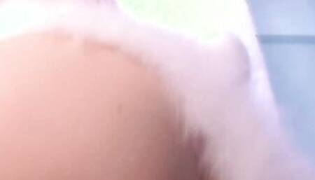 Skinny oriental unshaved 19 yo got 3 way jizzed