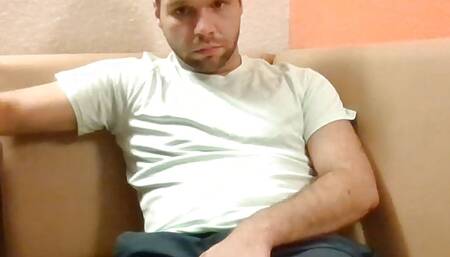 Solo Masterbation in hotel room
