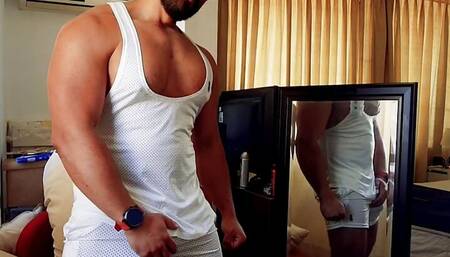 Pumping before going to the gym
