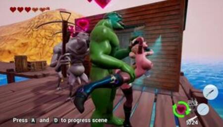 Furry game | Sorceress Tale | Everybody fucked her tight pussy