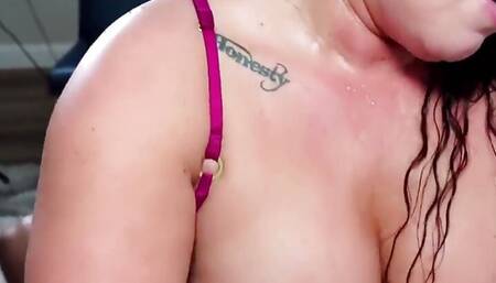 Thick white freak bangs hood big black dick