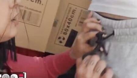 Lucky Jordi Meets Long Tit Valeria Valois Who Desperately Asks For His Help In Exchange With A Nice Head - Mofos