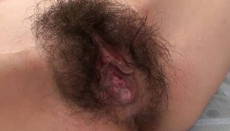 JAPANESE GIRL RIDES HUGE COCK AFTER VIBRATOR ON CLIT