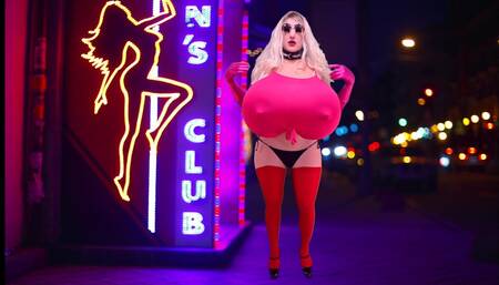 Hot Pink Cami Z Cup Stripper