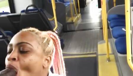 Public Bus Dick Sucker