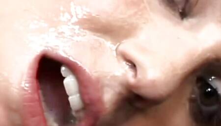 An amazing orgy with several horny chicks blondes and brunettes sucking and fucking big dicks