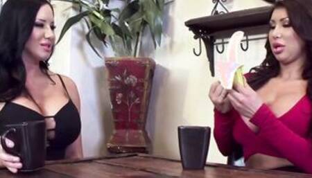 Sharing Is Caring Clip With Keiran Lee, Sybil Stallone, August Taylor - Brazzers Official