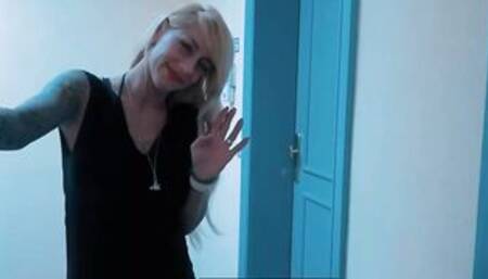 German Fitness bitch meet and banged! at outdoor blind date pov