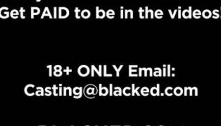 BLACKED Beautiful artist Rachel seduces her performer Isiah