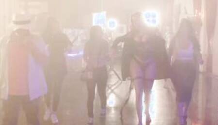 Deeper. Maitland & Violet share big black cock inside intense three way