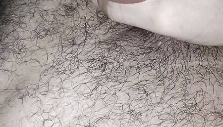 Playing with my huge cock untill cumshot