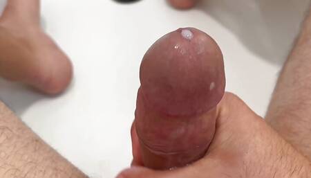 Cum twice using cum as lube