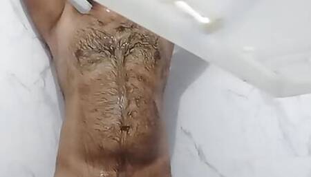 Shower While masturbation solo