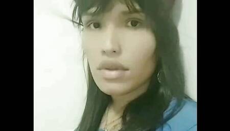 Pretty and pink ladyboy, very hard and horn