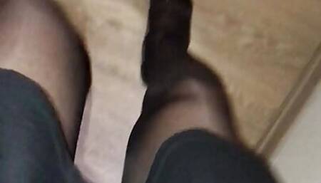 deep walking with stilettos