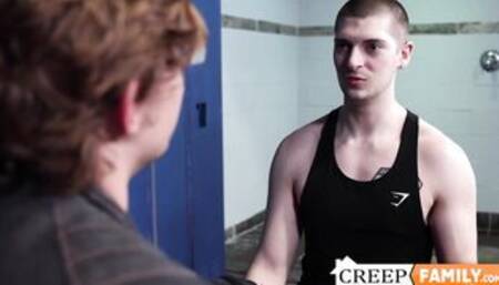 Seductive young studs plowed each other tight holes