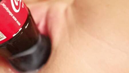 Cola bottle fuck, horny ginger