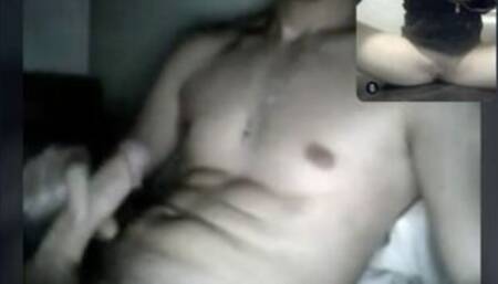 Handsome Guy Cum on Webcam Sex Chat Omegle on Project Eros