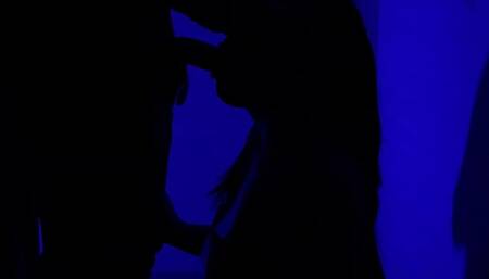 Random blowjob to a stranger in a nightclub