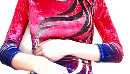 Velour Leotard cum