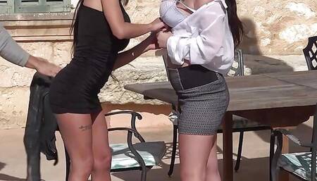 Vacation Threesome after Disco