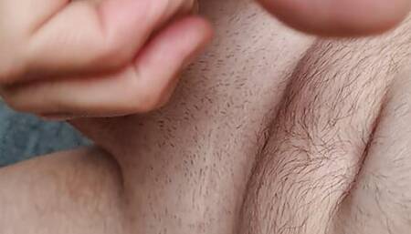 Quick jerking off and cumshot