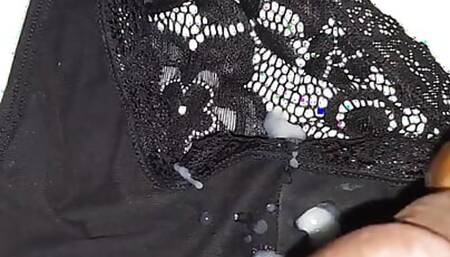 Cumshot on Cute Panties Combo