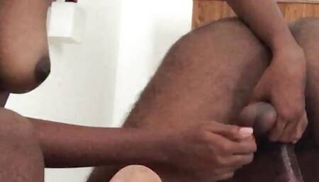 Cock head massage - part 1