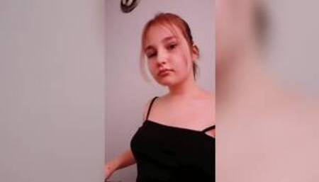 Redhead teen does nude with very big juicy tits 2