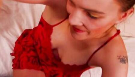 Dark Haired French secretary with tiny saggy boobs seduced by boss