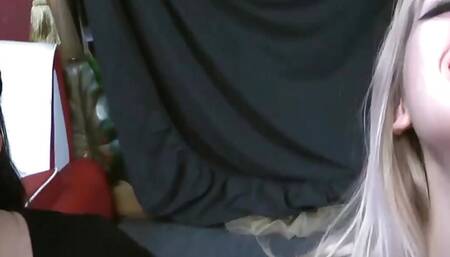 Sweet English girls suck cock and take facials