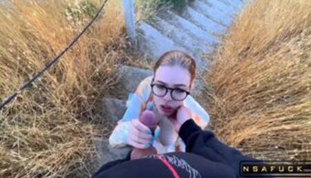 Sucking Cock with a View of the Sea Blow