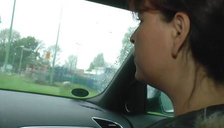 German Bitch Like doing it in car