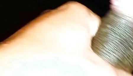 Extremely Slippery Wet Handjob Pleasure at Bathroom Using Water And Soap