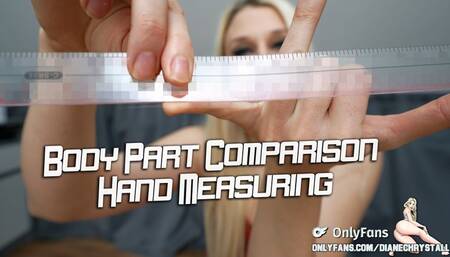 Size Comparison Hand Measuring with Ruler - WMW 1080p FullHD