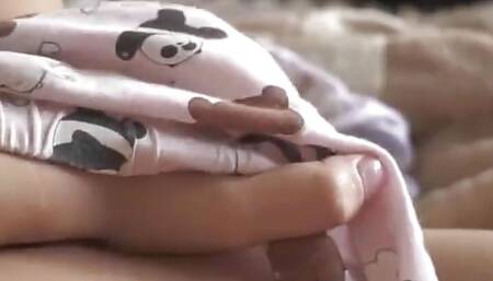 I play with my tiny cunt when daddy isn't at home