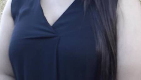 Public pick up brunette slut fucks and sucks black cock for money