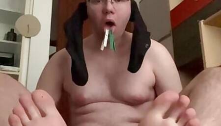 ddumb goofy faggot