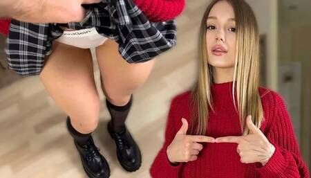 Classmate in a Short Skirt