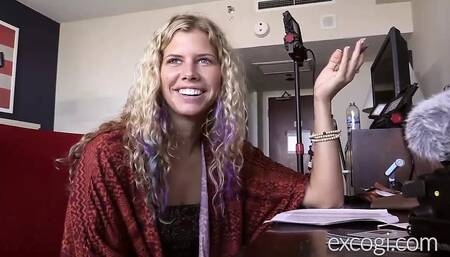 College Hippie fucked & Covered in Cum