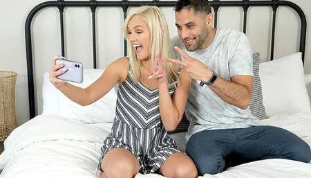 "Watching Cat vids like every other Girl in School?!"