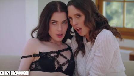 Jade Nile gets Help from her Roommate, to Open BF Eyes