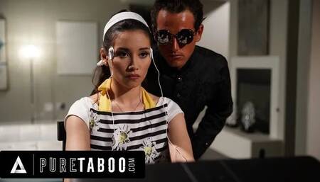 Law Enforcer audits Housewife's Sexual Thirst in Dystopian Future