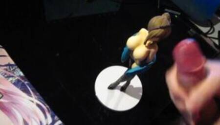 I ejaculate on the figurine
